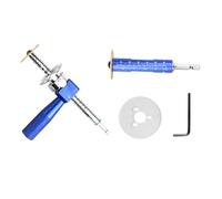 Inside Pipe Cutter, Adjustable 6-105mm Internal Wall Cutting Kit 1/4 Inch Connection Stainless Steel Handle Diamond Grit Cutting Wheel PVC ABS Plastic Pipe Plumbing HVAC Repair