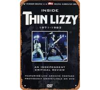 Inside Thin Lizzy 1971-1983 Affiche de film Décoration murale rétro en métal 20,3 x 30,5 cm
