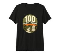 Insigne 100, C'est Juste Un Chiffre pour Le Trail de l'Ultramarathon T-Shirt Haut de Gamme