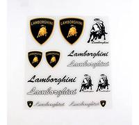 Insigne avec Autocollant, pour Lamborghini Accessoire de Décoration pour Voiture, EmblèMe Voiture Remplacement,A