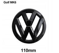 Insigne badge logo emblème arrière 110mm pour Volkswagen VW golf 6 VI MK6 - Noir brillant