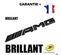 INSIGNE BRILLANT 1pcs Mat AMG Logo haut de gamme Sticker Corps de corps Extérieur Décor Auto Emblème Badge