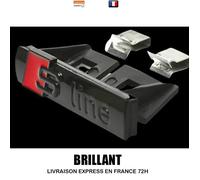INSIGNE BRILLANT Logo S LINE INSIGNE Calandre Emblème Logo SLINE NOIR