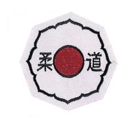 Insigne brodé Danrho Kodokan Blanc 10 cm