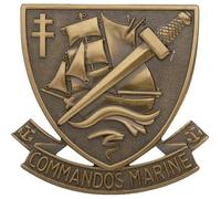 Insigne de Béret - Bronze - Commando Marine - Insigne Militaire - Armée Française