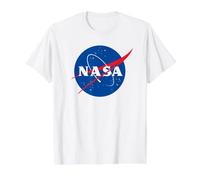 Insigne de boulettes de Viande de la NASA T-Shirt Graphique avec Valeur, Homme, Blanc, S
