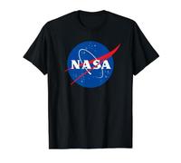 Insigne de boulettes de Viande de la NASA T-Shirt Graphique avec Valeur, Homme, Noir, M