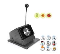 Insigne de bouton faisant le coupeur de cercle, poinçon graphique découpeur bricolage insigne poinçon presse Machine outil de coupe(58mm)