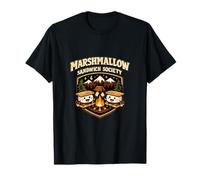 Insigne de Camping et de Montagne de la Marshmallow Sandwich Society T-Shirt