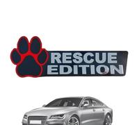 Insigne de chien pour voiture, emblème de voiture pour chien, édition 3D, en acrylique, décoration extérieure pour voitures, camions, camping-cars, bateaux, autocollants