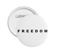 Insigne de liberté Rip Charlie Kirk, bouton en métal, badges ronds de poitrine, broches de chapeau, décoration