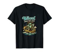 Insigne de Motard Vintage Wheel Inherit The Wind T-Shirt