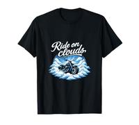 Insigne de Moto Vintage Ride on Clouds T-Shirt