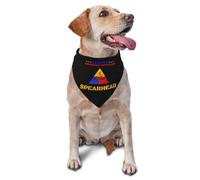 Insigne De Vétéran De La 3E Division Blindée Foulard Triangulaire Chiens Mode Écharpe Triangulaire Élégant Écharpe pour Chien pour Petit Moyen Grand Animal De Compagnie