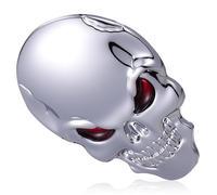Insigne de Voiture Argenté de Crâne Célébration Halloween