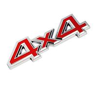 Insigne d'emblème d'autocollant de voiture à quatre roues motrices en métal 3D 4X4 pour la voiture