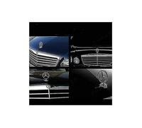 Insigne d'emblème de logo de capot de capot de Mercedes Benz pour W124 W202 W203 W208 W210/44mm Label