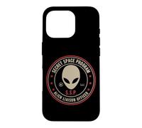 Insigne d'officier de Liaison avec Les extraterrestres Coque pour iPhone 16 Pro