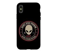 Insigne d'officier de Liaison avec Les extraterrestres Coque pour iPhone X/XS