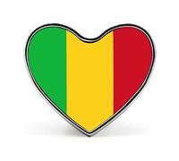 Insigne Drapeau du Mali - Convient aux étudiants, aux responsables, aux enseignants, aux activités commémoratives d'unité, broche décorative