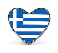 Insigne drapeau grec - Convient aux étudiants, responsables, enseignants, activités commémoratives d'unité, broche décorative « Amour »