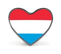 Insigne drapeau luxembourgeois - Convient aux étudiants, responsables, enseignants, activités commémoratives d'unité, broche décorative « Amour »