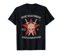 Insigne du Programme Spatial Secret/Officier de Liaison avec Les extraterrestres T-Shirt