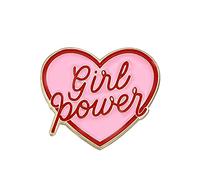 Insigne en métal de conception d'amour de lettre anglaise personnalisée sac -lumière vêtements broche polyvalente (F, One Size)