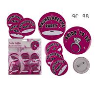 Insigne enterrement de vie de jeune fille (rose)