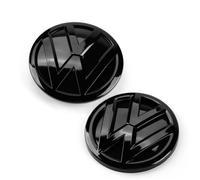 INSIGNE MARQUE AUTO Insigne Emblème Logo calandre avant 120mm et couvercle coffre arrière 110mm pour Polo 2014 2015 2016