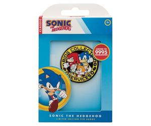Insigne Sonic the Hedgehog Sonic, Tails & Knuckles Limited Edition Pin - Numéroté individuellement (9 995 dans le monde) - 40 mm
