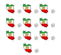 Insigne symbole des Lions nationaux iraniens pour voyage permanent en métal, round four, Comme décrit