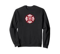 Insigne Vintage Pompier Pompier Graphique Sweatshirt