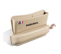 (Insignia-Beige) Sac de rangement divisé pour siège auto, ouverture du réservoir de remplissage, accessoires