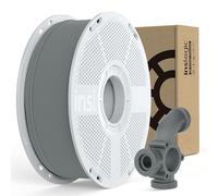 Inslogic Filament en nylon Fiberon PA6-GF25 pré-séché renforcé de fibre de verre 1.75mm, filament d'impression 3D, jusqu'à 210 °C HDT, résistant à la chaleur, bobine de 1kg, gris