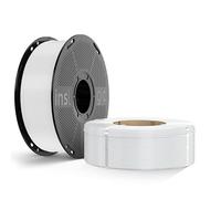 Inslogic PLA Pro 1.75mm Filament Pré-séché Filament imperméable à l'humidité pour imprimante 3D, 50-300mm/s, Compatible avec la plupart des imprimantes FDM, 1 Bobine + 1 Recharge, blanc, 2kg