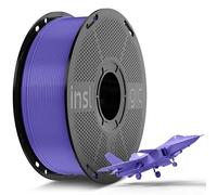 Inslogic PLA Pro 1.75mm Filament Pré-séché Filament imperméable à l'humidité pour imprimante 3D Bobine de 1kg, Précision +/-0.02mm, Compatible avec la plupart des imprimantes FDM (Violet)