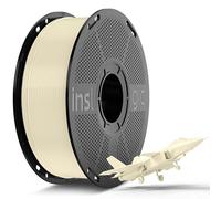Inslogic PLA Pro 1.75mm Filament Pré-séché Filament imperméable à l'humidité pour imprimante 3D Bobine de 1kg, Précision +/-0.02mm, Compatible avec la plupart des imprimantes FDM (Blanc Os)