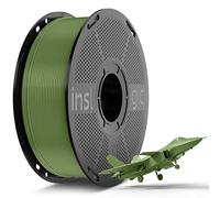 Inslogic PLA Pro 1.75mm Filament Pré-séché Filament imperméable à l'humidité pour imprimante 3D Bobine de 1kg, Précision +/-0.02mm, Compatible avec la plupart des imprimantes FDM (Vert Olive)