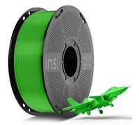 Inslogic PLA Pro 1.75mm Filament Pré-séché Filament imperméable à l'humidité pour imprimante 3D Bobine de 1kg, Précision +/-0.02mm, Compatible avec la plupart des imprimantes FDM (Vert)