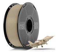 Inslogic PLA Pro 1.75mm Filament Pré-séché Filament imperméable à l'humidité pour imprimante 3D Bobine de 1kg, Précision +/-0.02mm, Compatible avec la plupart des imprimantes FDM (Imitation Bois)
