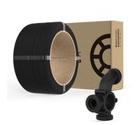 Inslogic Préchauffé Fiberon PA6-GF25 Nylon Filament Renforcé avec Fibre de Verre 1.75mm 0.25kg Recharge, Filament d'Impression 3D jusqu'à 210°C HDT, Résistant à la Chaleur, Convient pour Bobine 1kg