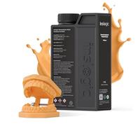 Inslogic Résine 3D pour modèles d'implants dentaires Haute précision & faible retrait, surface lisse, durcissement UV 405 nm pour prothèses/orthodontie, 1kg Jaune