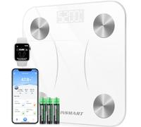 Insmart Balance Pese Personne numériques, impédancemètre professionnelle avec application. avec 16 Données Corporelles (BMI/Graisse Corporelle/BMR/Muscle)