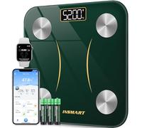 Insmart Balance Pese Personne numériques, impédancemètre professionnelle avec application. avec 16 Données Corporelles (BMI/Graisse Corporelle/BMR/Muscle)