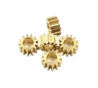 INSOGZRAF Pignon en Laiton 13T 0,4M à Usage général, diamètre extérieur = 6 mm, épaisseur 3, alésage 133A (référence for engrenage Moteur)