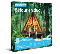 Coffret Cadeau SMARTBOX - Insolite Séjour en duo - 1 nuit avec ou sans petit-déjeuner pour 2 personnes