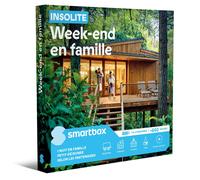 Coffret Cadeau SMARTBOX - Insolite Week-end en famille - 1 nuit avec petit-déjeuner pour 3 à 4 personnes