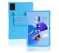 INSOLKIDON Compatibile Con Lenovo Chromebook Duet 11 (11M889)/EDU G2/GEN9 2024 Tablet Custodia protettiva in Silicone Cover Con Funzione di Supporto (Blue)