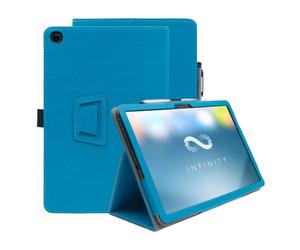 INSOLKIDON Compatible avec Coque ASUS Chromebook CM30 Detachable 10.5-inch Tablet Étui de Protection Pliable Housse Cuir Case Cover avec Fonction Sommeil/Réveil Automatique (Blue)